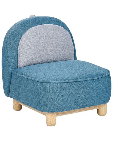 Fauteuil pour enfants Dinosaure FABORG Tissu Bleu