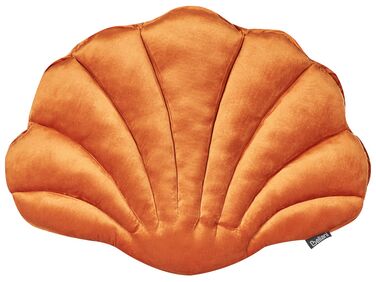 Coussin CONSOLIDA Velours 47 x 35 cm Orange Unicolore