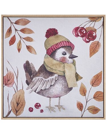 Canvas CASTRO Animal Motif 63 x 63 cm Multicolour