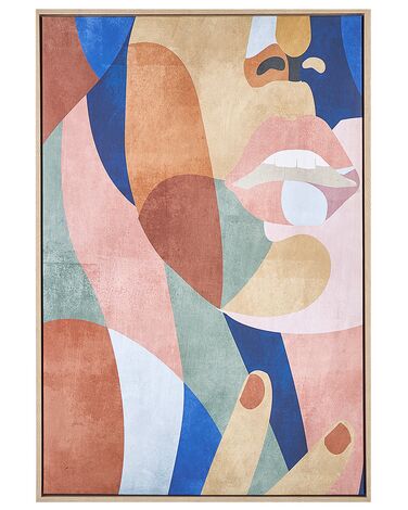 Canvas BITETTO Feminine Motif 63 x 99 cm Multicolour