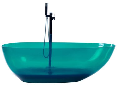 Vrijstaand bad BLANCARENA 170 x 78 cm Groenblauw