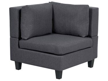 Corner Seat UNSTAD Fabric Dark Grey