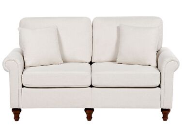 Sofa 2 Seater GINNERUP Fabric Light Beige