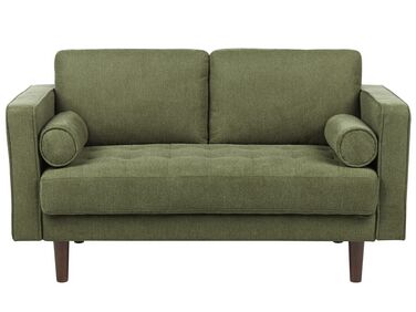 Sofa 2 Seater NURMO Fabric Dark Green
