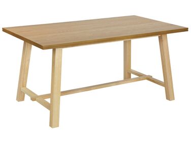 Eettafel BARNES Natuurlijk essenhout 160 cm 90 cm