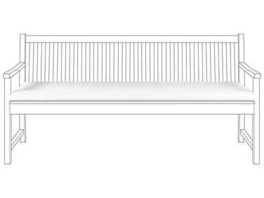 Coussin de banquette VIVARA 169 x 50 cm Blanc