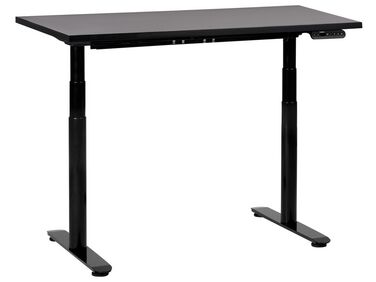 Elektrisch verstelbaar sta-bureau DESTINAS Zwart 120 cm 72 cm