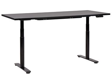 Elektrisch verstelbaar sta-bureau DESTINAS Zwart 180 cm 80 cm
