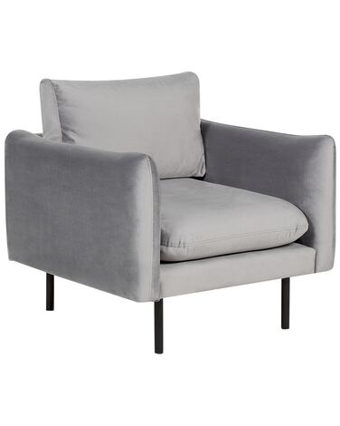 Fauteuil VINTERBRO Fluweel Grijs