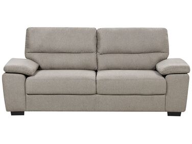 Sofa 3 Seater VOGAR Fabric Light Brown