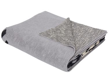 Blanket MATTA Cotton 130 x 170 cm Grey