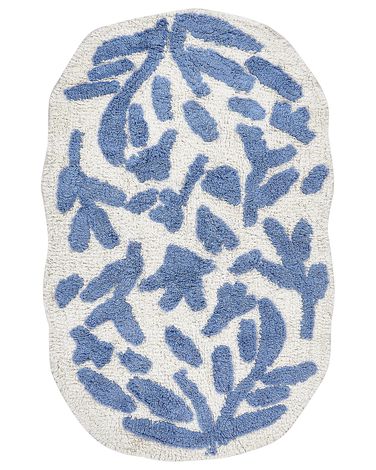 Badmat DERIK Blauw 60 x 90 cm Katoen