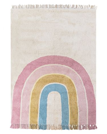 Kids Rug TATARLI Multicolour 140 x 200 cm Cotton