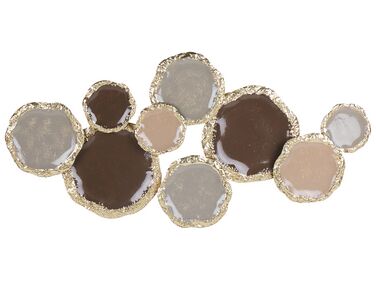 Décoration murale ARGON Métal 57 cm Multicolore