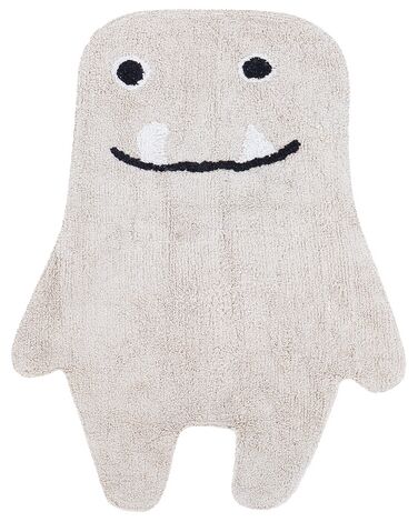 Kids Rug ZODI Light Beige 70 x 100 cm Cotton
