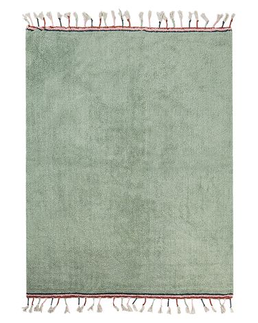 Kids Rug CAPARLI Light Green 140 x 200 cm Cotton