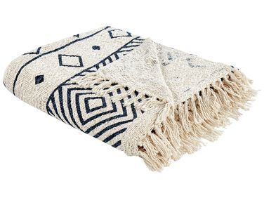 Plaid NAJUY Katoen 220 x 240 cm Beige