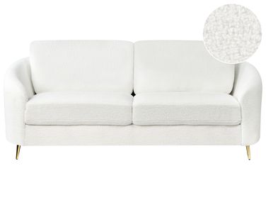 Sofa 3 Seater TROSA Boucle White