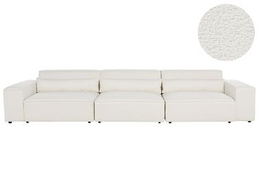 Modular Sofa 3 Seater HELLNAR Boucle Off-White