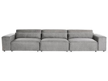Modular Sofa 3 Seater HELLNAR Fabric Grey