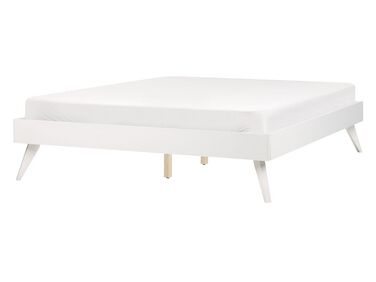 Bed zonder hoofdbord BERRIC 140 x 200 cm Wit