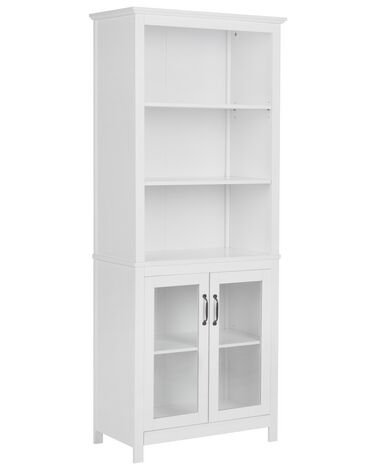 Vitrine en verre LUSBY 75 cm Blanc