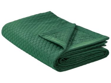 Sprei NAPE 220 x 240 cm Donkergroen