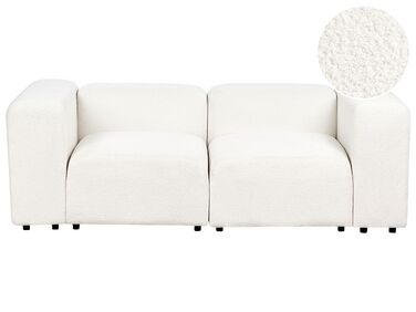 Modular Sofa 2 Seater FALSTERBO Boucle White
