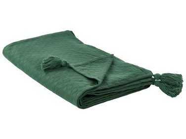 Sprei LINDULA Katoen 150 x 200 cm Groen