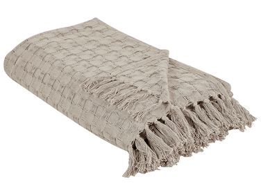 Sprei BERE Katoen 200 x 220 cm Taupe