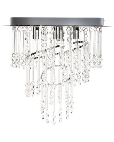 Chandelier ESMELLE L Crystal Silver