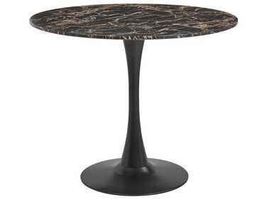 Eettafel BOCA Zwart marmer 90 cm 90 cm