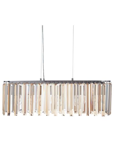 Chandelier MANDEO Glass Silver