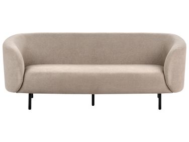 Sofa 3 Seater LOEN Fabric Taupe