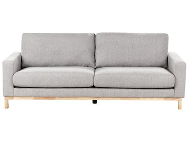 Sofa 3 Seater SIGGARD Fabric Grey