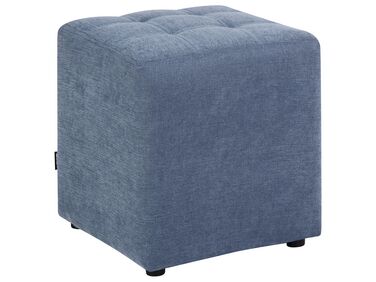 Pouffe KANSAS Fabric Blue