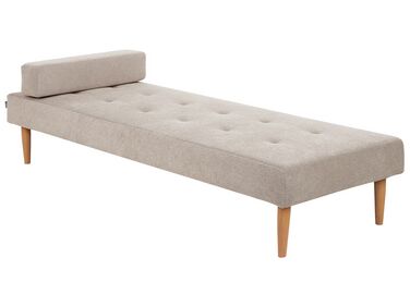 Chaise longue NIORT Stof Beige