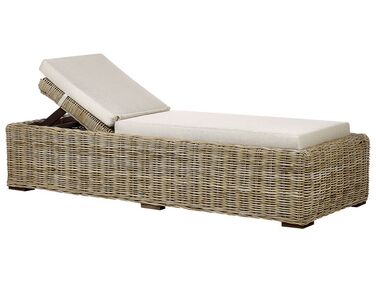 Transat avec coussin PALESE Rotin Naturel