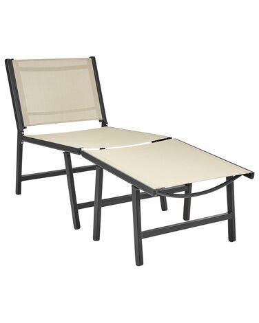 Chaise de jardin MARCEDDI Métal Beige