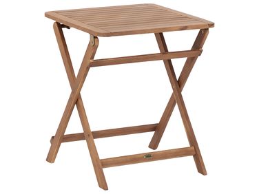 Garden Side Table PARAGGI 60 cm 60 cm Certified Acacia Wood Brown