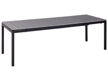 Uitschuifbare tuintafel TOFANE 198/248 cm 90 cm Grijs