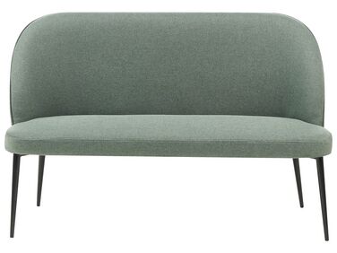 Dining Bench 2 Seater OSBY Fabric Light Green
