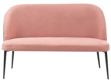 Dining Bench 2 Seater OSBY Fabric Pink