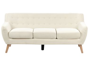 Sofa 3 Seater MOTALA Fabric Light Beige