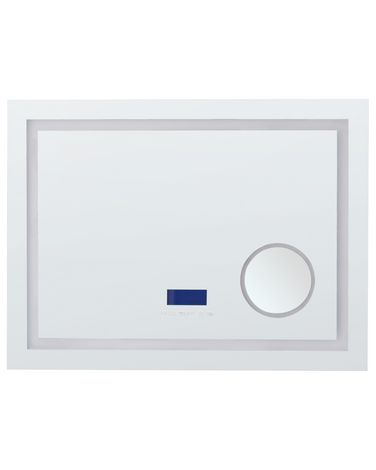 LED badkamerspiegel THAIX 80 cm 60 cm Zilver