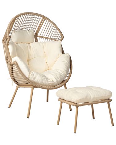 Chaise de jardin MURANO Polyrotin Naturel