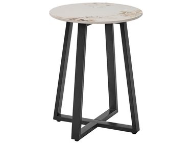 Bijzettafel IVINS Keramiek Zwart