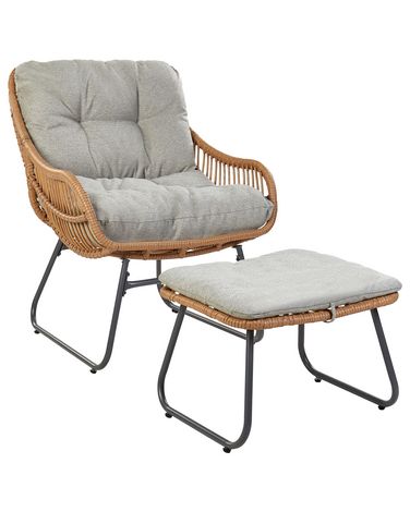 Chaise de jardin MESTRE Polyrotin Naturel