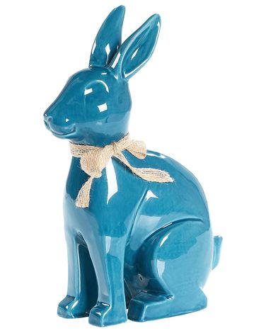 Figuur Konijn JAMBLES Keramiek Blauw