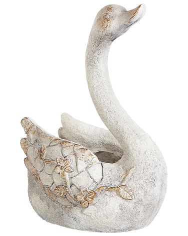 Garden Statue GRUFFY White